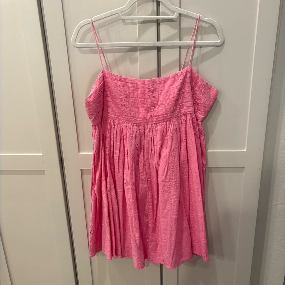 ASOS Pink Mini Dress with Spaghetti Straps